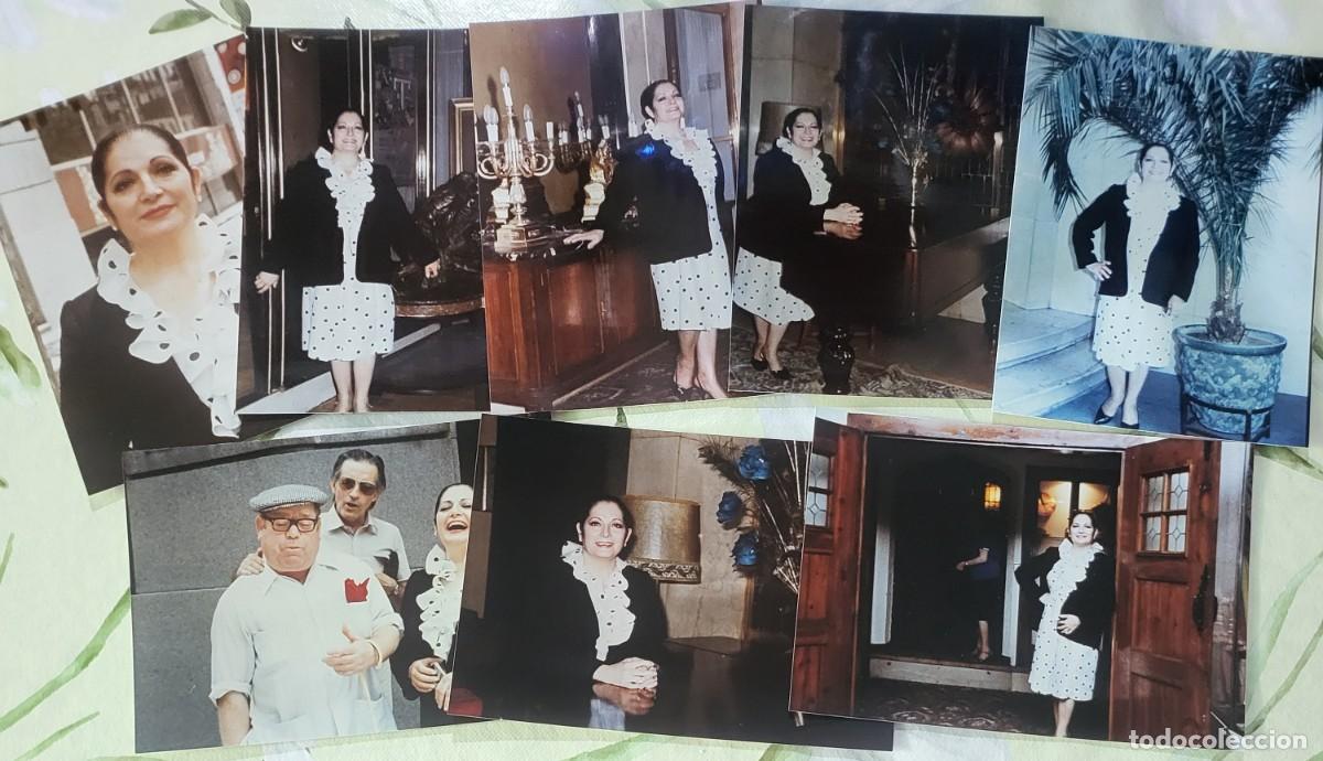 Photos de Chanteurs et Chanteuses: Juanita Reina 8 fotograf&iacute;as sacadas de diapositiva original 13 X 18 ctms...