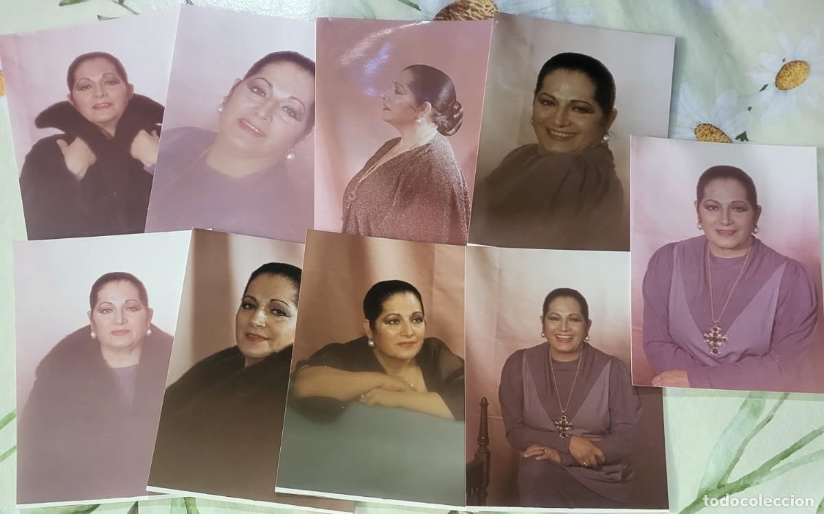Photos de Chanteurs et Chanteuses: Juanita Reina 11 fotograf&iacute;as sacadas de diapositiva original 13 X 18 ctms...