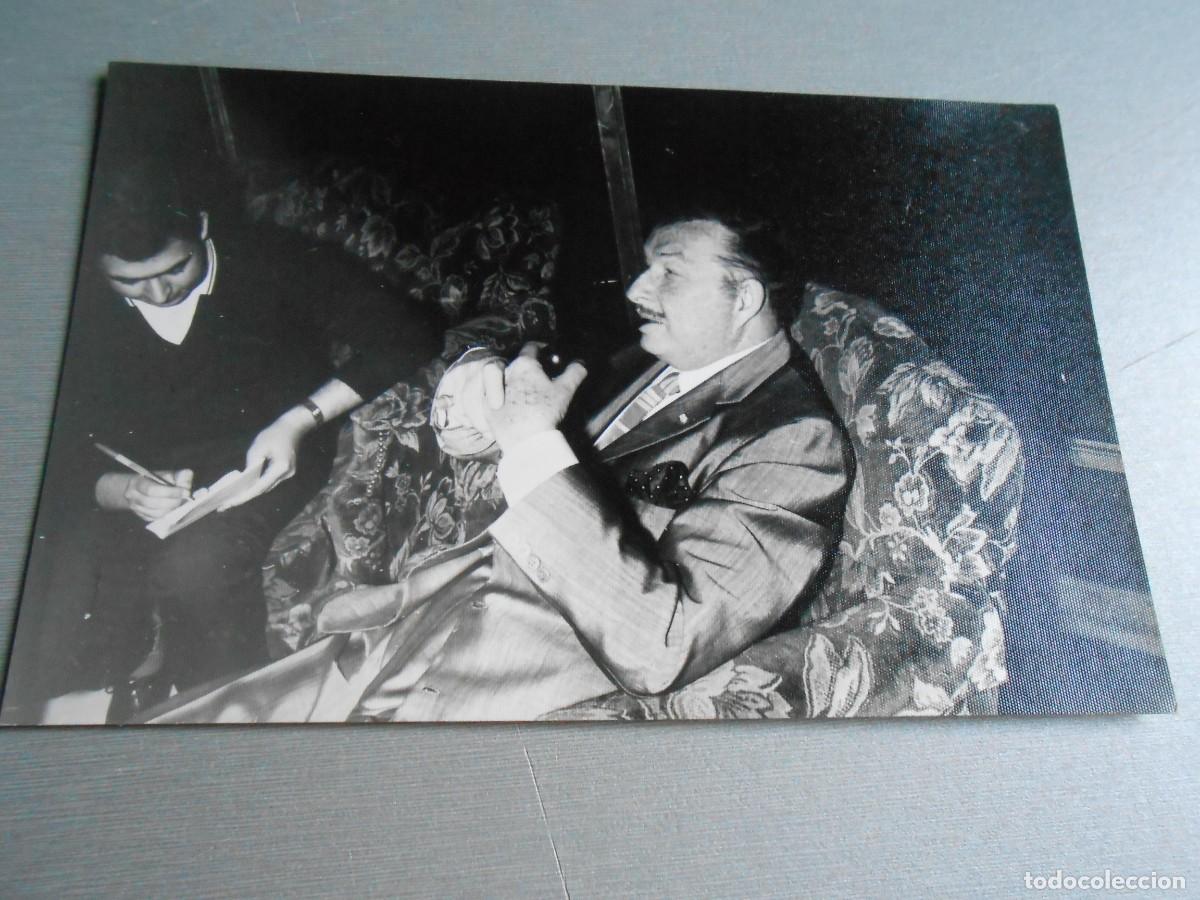 Photos de Chanteurs et Chanteuses: FOTO de - XAVIER CUGAT - de 14 x 9 cms.