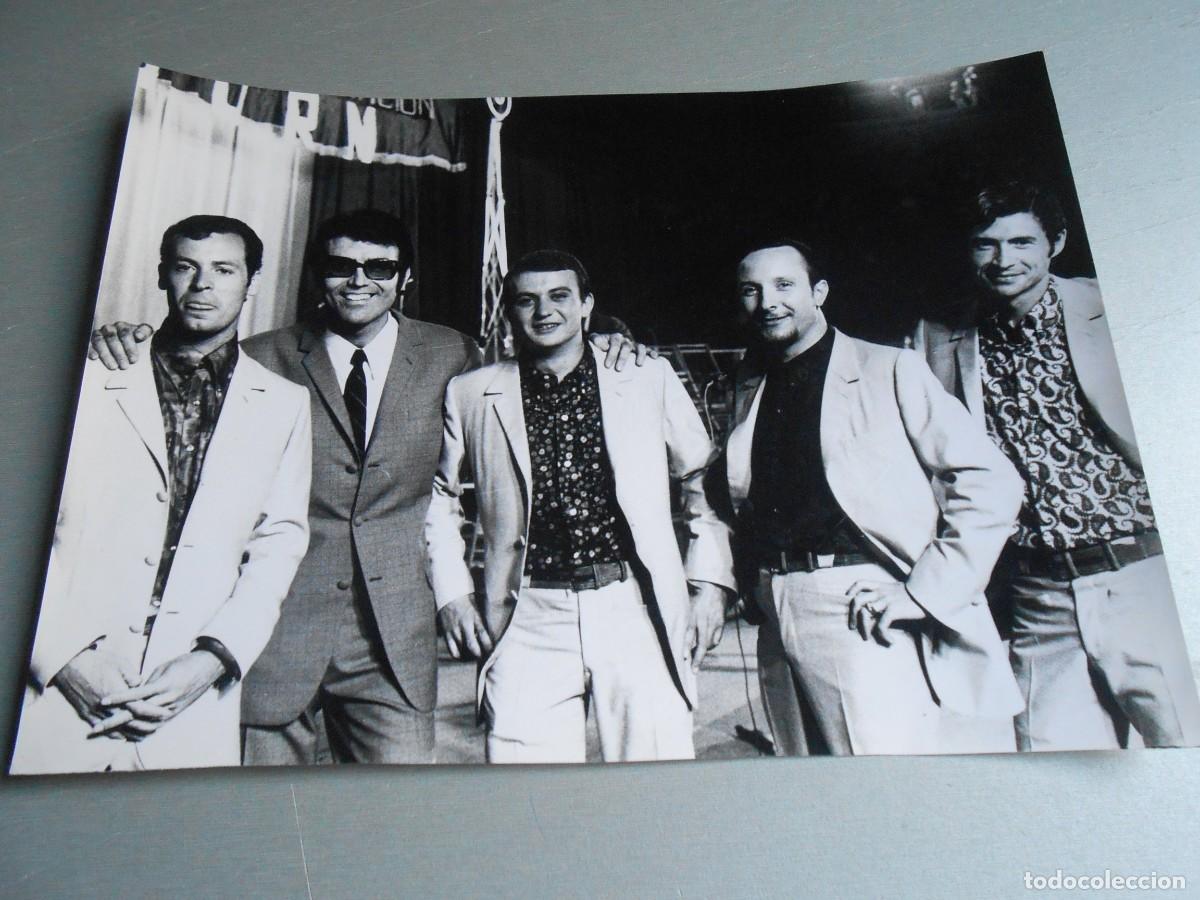 Photos of Singers: FOTO de - MICHEL con LOS 4 ROS - de 24 x 18 cms.