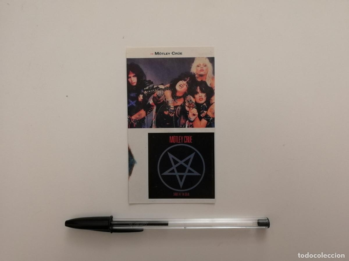 Fotos de cantantes: TARJETA ACARTONADA - MOTLEY CRUE - SHOUT AT THE DEVIL - HEAVY METAL 80s