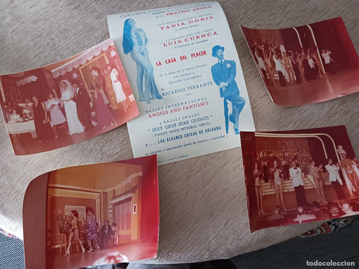 Photos de Chanteurs et Chanteuses: lote tania doris, luis cuenca, estreno y critica de, la casa del placer, cartel de reparto 1977