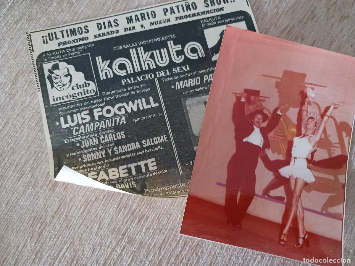 Photos de Chanteurs et Chanteuses: recorte de sala kalkuta palacio del sexi, foto de luis cuenca y luis fogwill, campanita, barbara rey