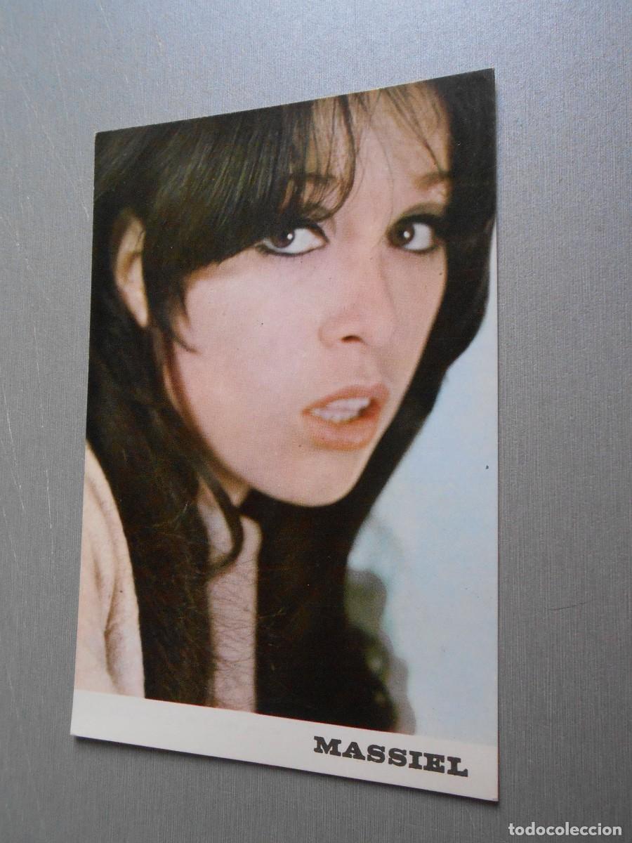 Fotos de cantantes: FOTO de - MASSIEL - de 9,5 x 14,5 cms.