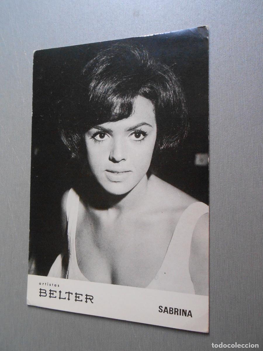 Fotos de cantantes: FOTO de - SABRINA - de 10,5 x 15,5 cms.