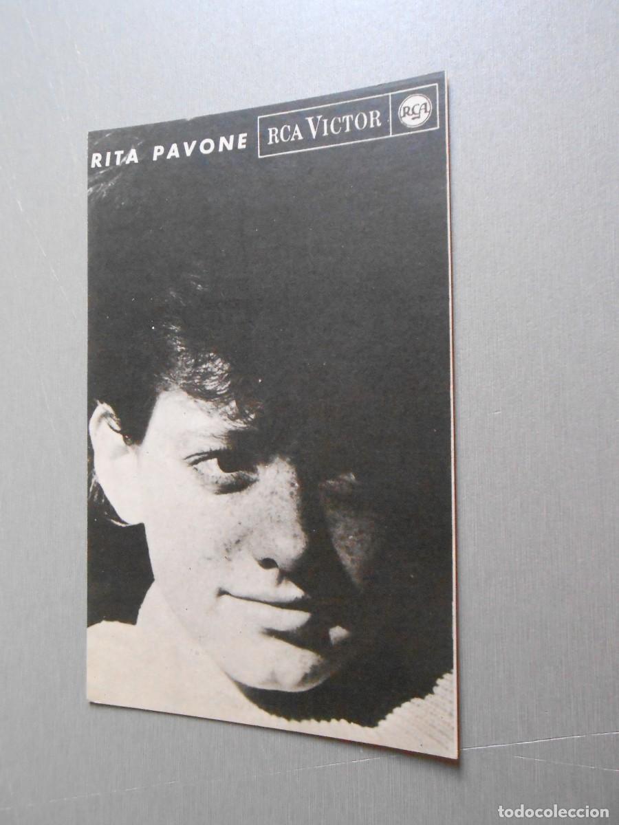 Photos of Singers: FOTO de - RITA PAVONE - de 9,5 x 15 cms.