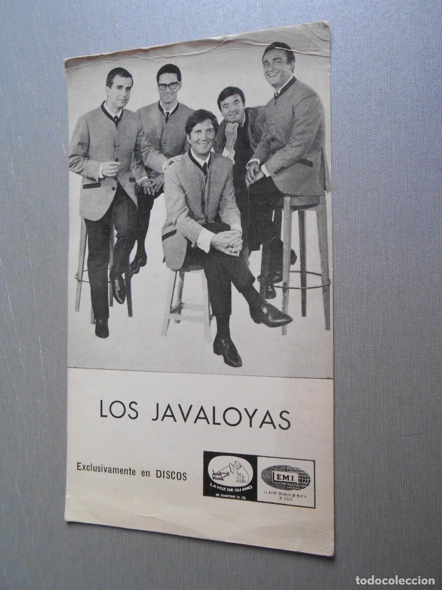 Fotos de cantantes: FOTO de - LOS JAVALOYAS - de 9 x 16 cms.