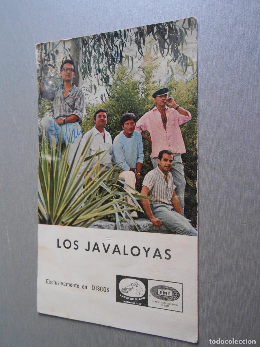 Fotos de cantantes: FOTO de - LOS JAVALOYAS - de 9,5 x 16 cms.