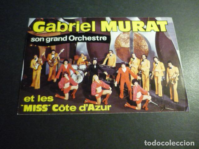 Photos of Singers: GABRIEL MURAT ET LES MISS COTE D'AZUR CANTANTE TARJETA POSTAL