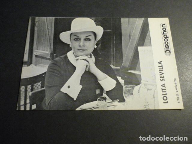 Photos de Chanteurs et Chanteuses: LOLITA SEVILLA CANTANTE CUPLETISTA TARJETA POSTAL DISCOPHON