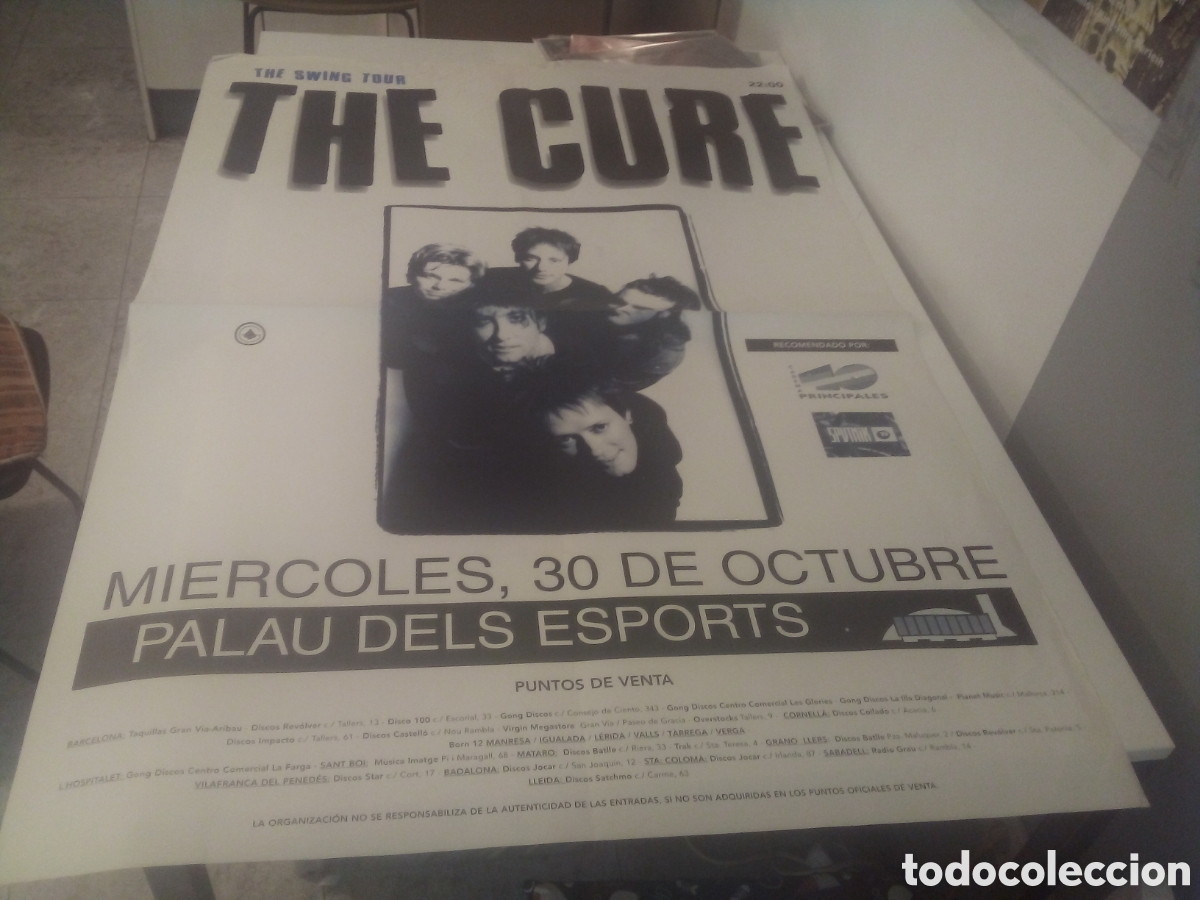 Fotos de cantantes: THE CURE X 5 OFERTA VENDEDORES BCN 96 130X90
