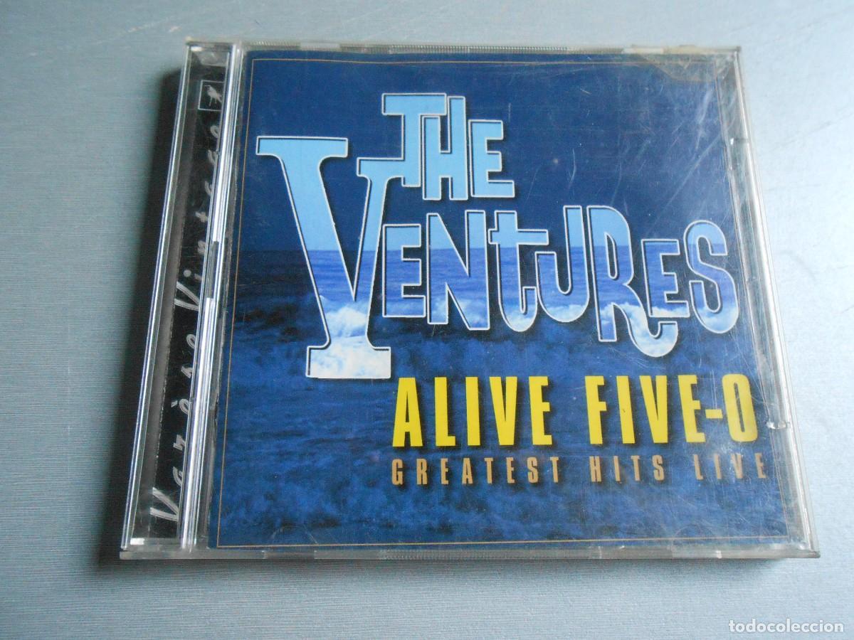 Fotos de cantantes: THE VENTURES, 2 CD, ALIVE FIVE-0, GREATEST HITS LIVE, A&Ntilde;O 2005, VARESE SARABANDE, MADE IN USA