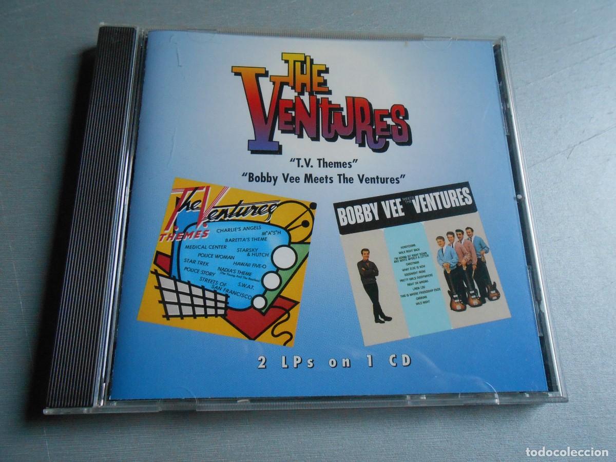 Fotos de cantantes: THE VENTURES, CD, T.V. THEMES - BOBBY VEE MEETS, A&Ntilde;O 1997, ONE WAY RECORDS 72438 19390 24, USA