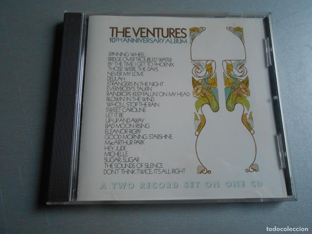 Fotos de cantantes: THE VENTURES, CD, 10 TH ANNIVERSARY ALBUM, A&Ntilde;O 1997, ONE WAY RECORDS 72438 19385 22, USA