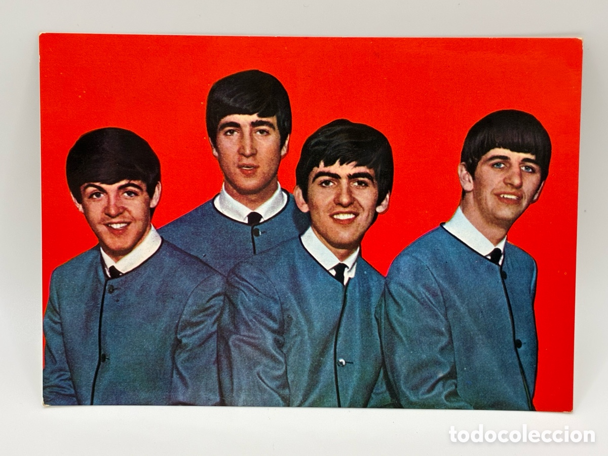 Fotos de cantantes: POSTAL THE BEATLES A&Ntilde;OS 60 FOTO AZTER EDITIONS JEUNESSE