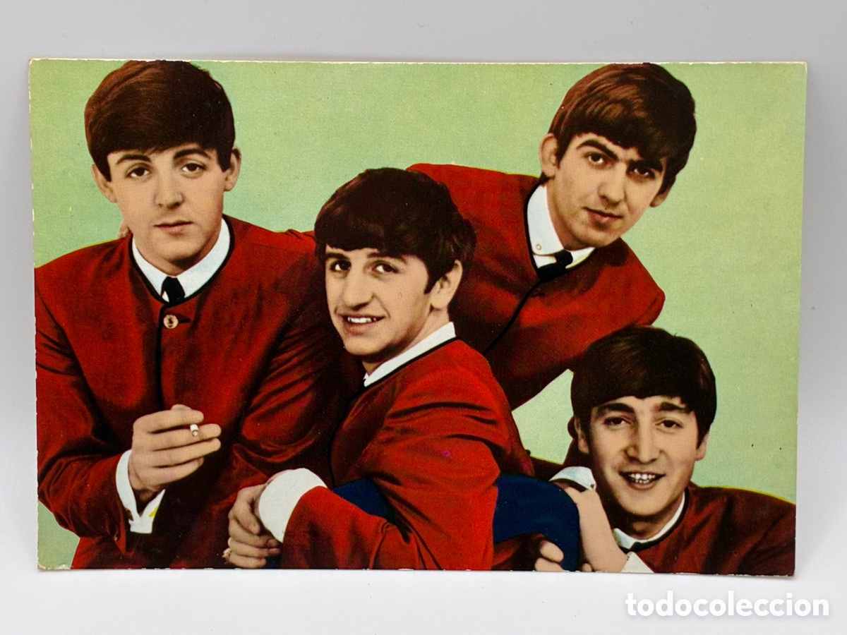 Fotos de cantantes: POSTAL THE BEATLES EDITORIAL ESTE 1964