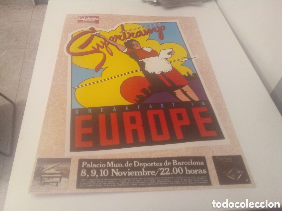 Fotos de cantantes: SUPERTRAMP X 5 OFERTA VENDEDORES Barcelona 1979 86X60