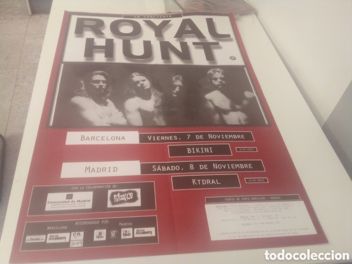 Fotos de cantantes: ROYAL HUNT X 5 OFERTA VENDEDORES carteles 100x70