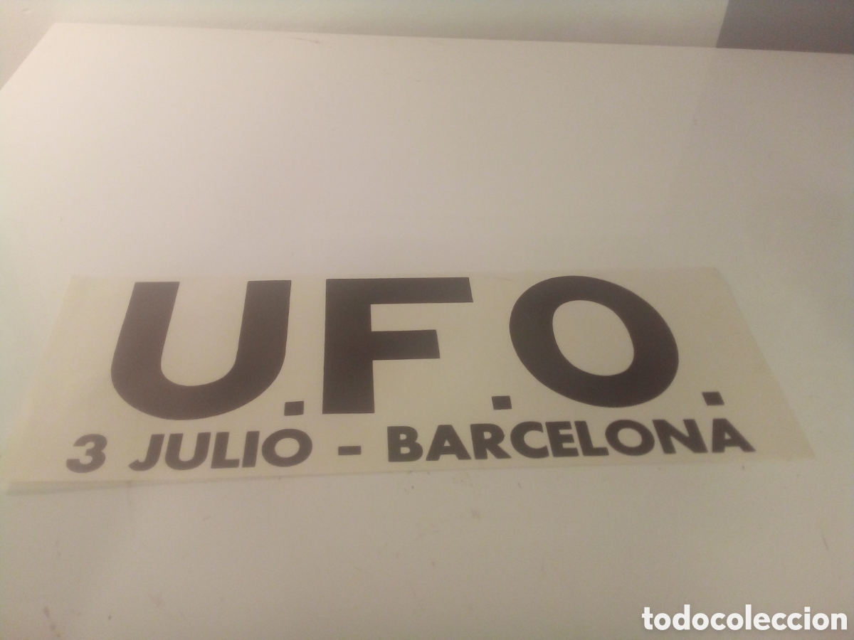 Fotos de cantantes: UFO Phil Mogg cartel original Barcelona 1981 TOUR 22X58