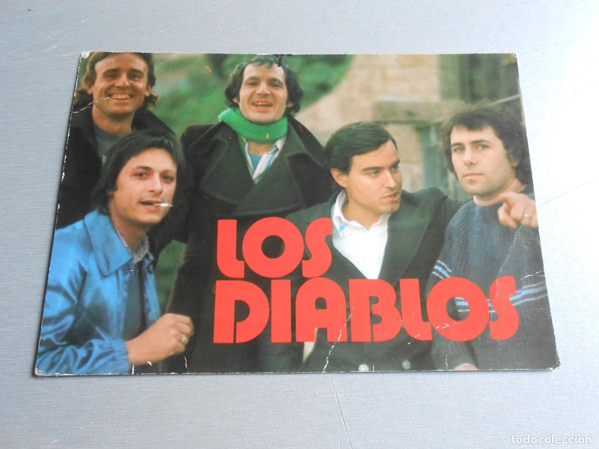 Fotos de cantantes: POSTAL de - LOS DIABLOS - de 14,5x10,5 cms.