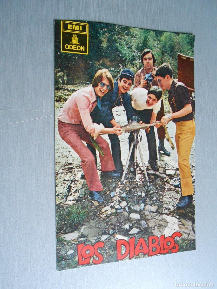 Fotos de cantantes: FOTO de - LOS DIABLOS - de 9,5 x 15,5 cms.