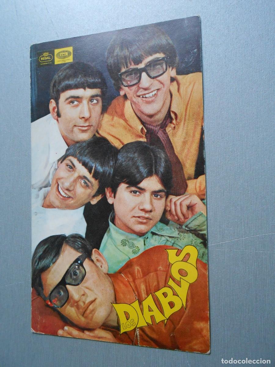 Fotos de cantantes: FOTO de - LOS DIABLOS - de 9,5 x 16 cms.
