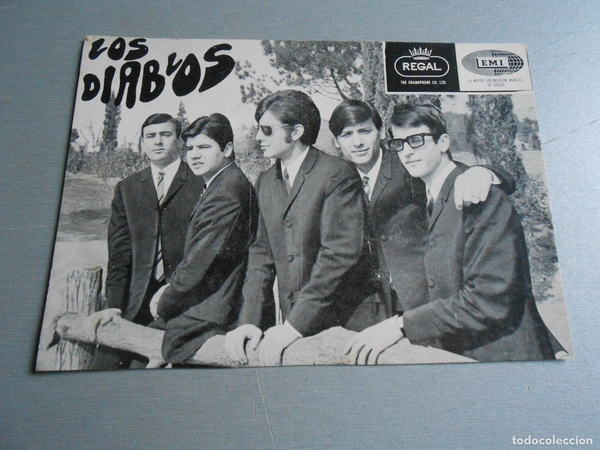 Fotos de cantantes: FOTO de - LOS DIABLOS - de 14,5 x 10 cms.