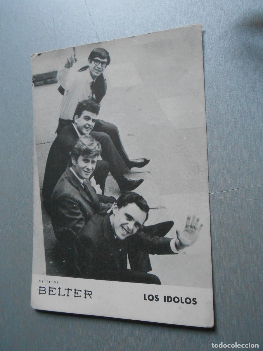 Fotos de cantantes: FOTO de - LOS IDOLOS - de 10,5 x 15,5 cms.