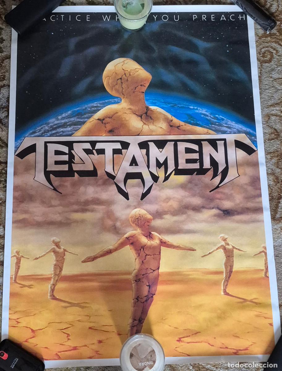 Fotos de cantantes: P&oacute;ster Testament - Practice what you Preach
