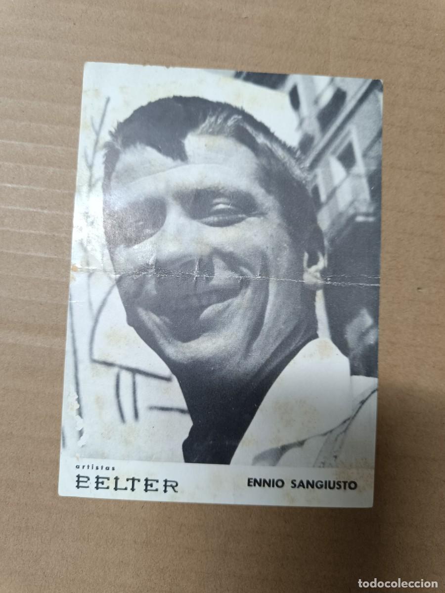 Fotos de cantantes: ANTIGUA FOTO PROMOCIONAL DEL ARTISTA ENNIO SANGIUSTO, CANTANTE, DISCOGRAFICA BELTER -P22