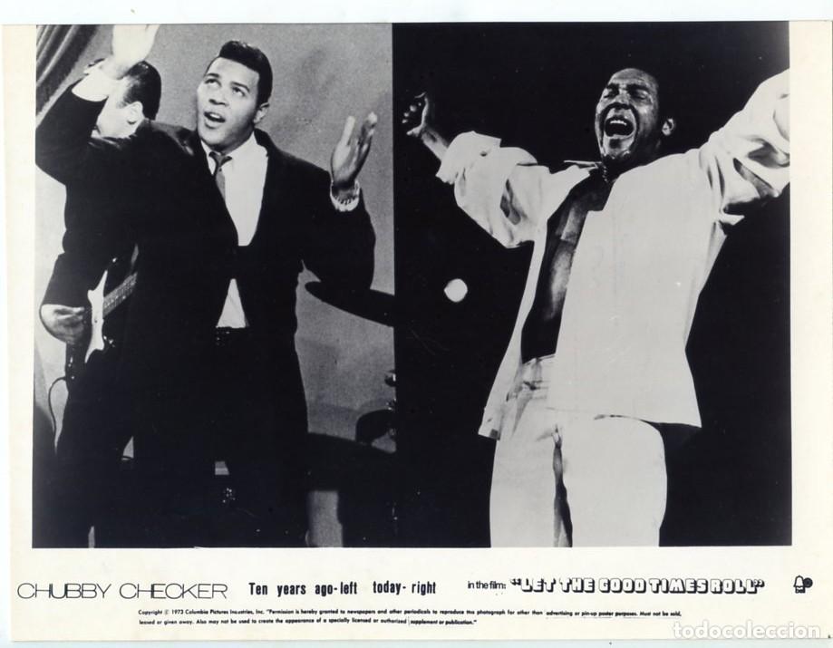 Fotos de cantantes: CHUBBY CHECKER. Foto original UK. 1973.