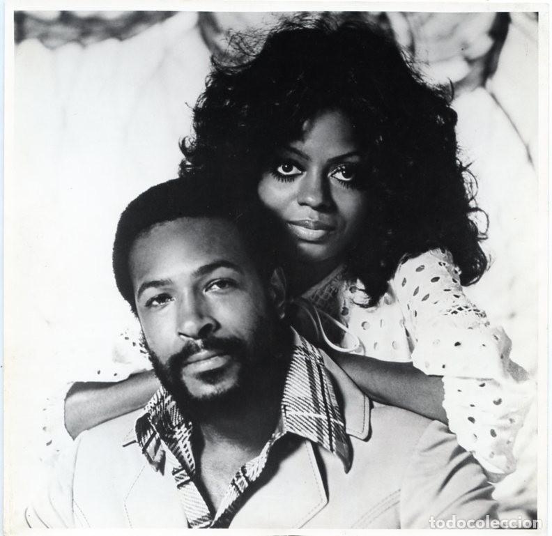 Fotos de cantantes: DIANA ROSS & MARVIN GAYE. Foto original USA, 1973.