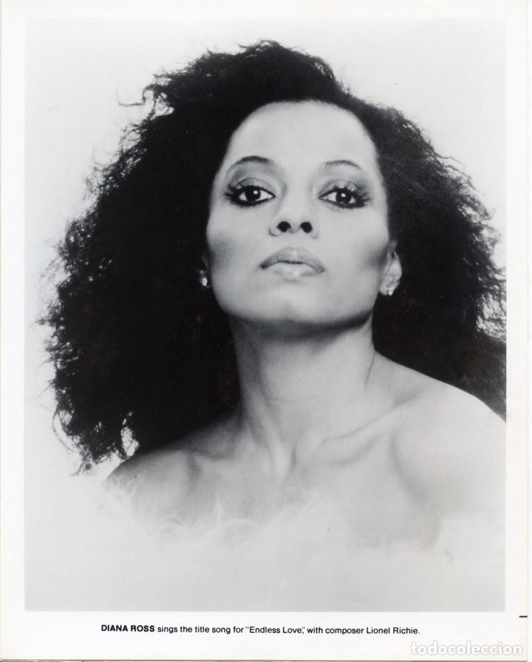 Fotos de cantantes: DIANA ROSS. Foto original USA, 1980.