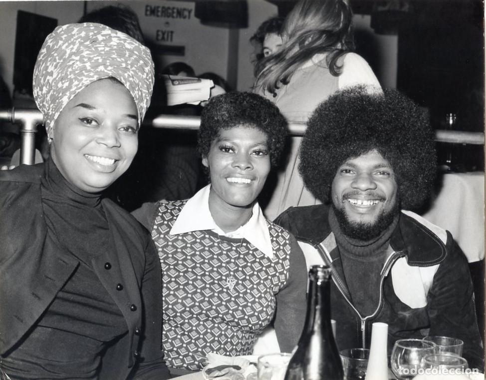 Fotos de cantantes: DIONNE WARWICK & bILLY pRESTON. Foto original USA, 1973.