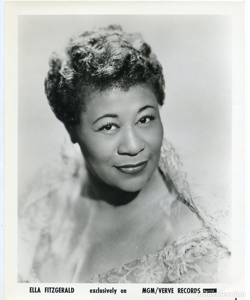 Fotos de cantantes: ELLA FITZGERALD. Foto original USA.