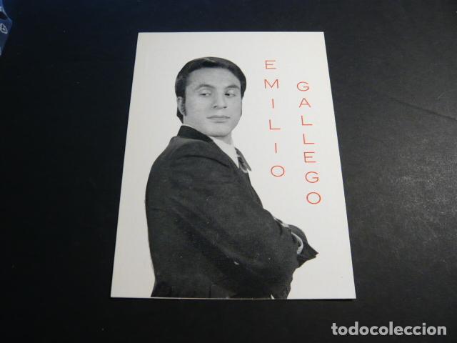 Fotos von Musikern: EMILIO GALLEGO CANTANTE TARJETA CON DISCOGRAFIA