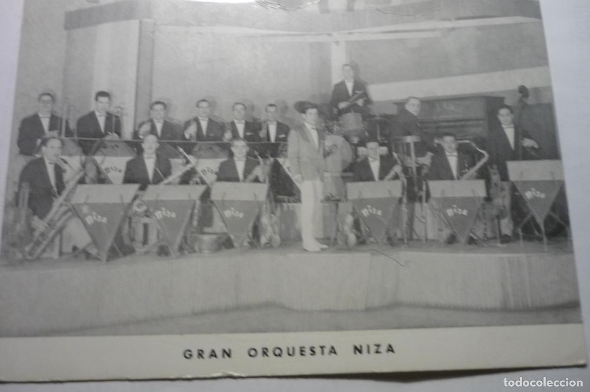 Fotos de cantantes: tarjeta pubicitaria orquesta niza cm