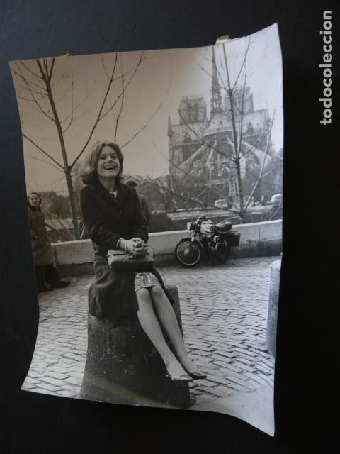 Fotos von Musikern: FRANCE GALL CANTANTE ANTIGUA FOTOGRAFIA ORIGINAL 18 X 24 CM