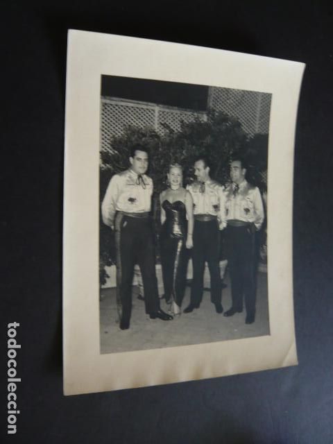Photos of Singers: CONJUNTO MUSICAL MEXICO ANTIGUA FOTOGRAFIA ORIGINAL 18 X 24 CM