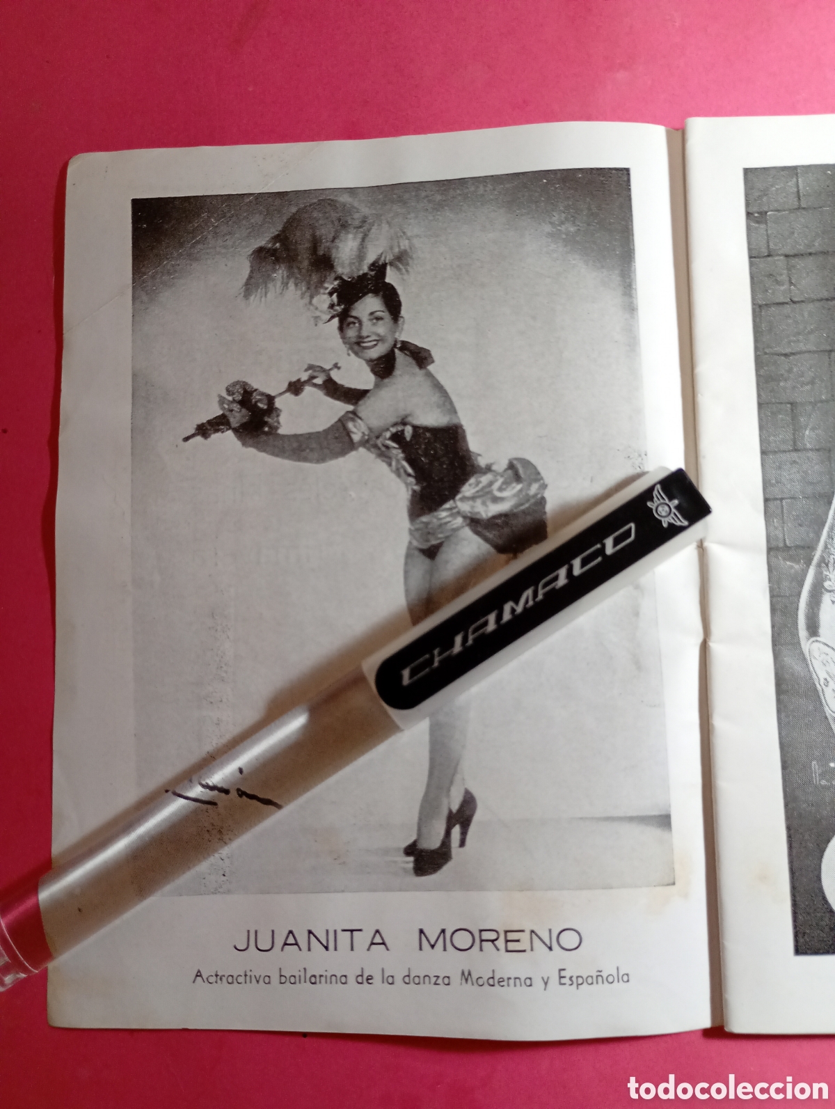 Fotos de cantantes: Folleto Antiguo Cabaret ''Rio'' en Barcelona elenco de artistas con fotos