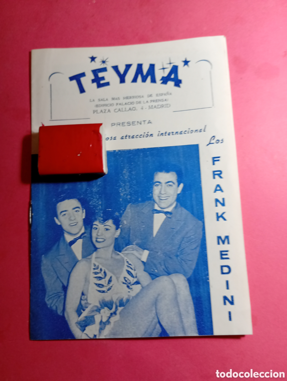Fotos de cantantes: MADRID SU SALA MAS HERMOSA ''TEYMA'' FRANK MEDINI, MARY LALY, ANTO&Ntilde;ITA DE M&Aacute;LAGA, ETC