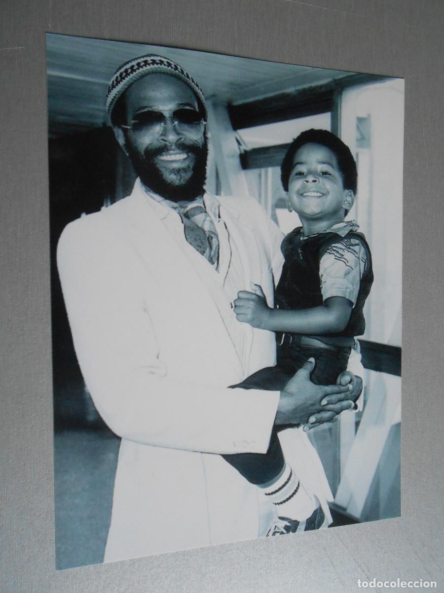 Fotos de cantantes: COPIA de Foto de - MARVIN GAYE - de 12,5 x 16,5 cm