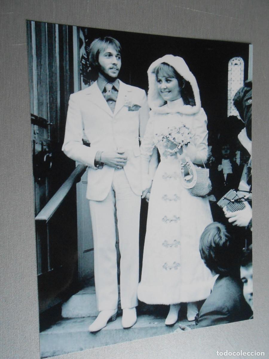 Fotos de cantantes: COPIA de Foto de - MAURICE GIBB & LULU - de 12,5 x 16,5 cm