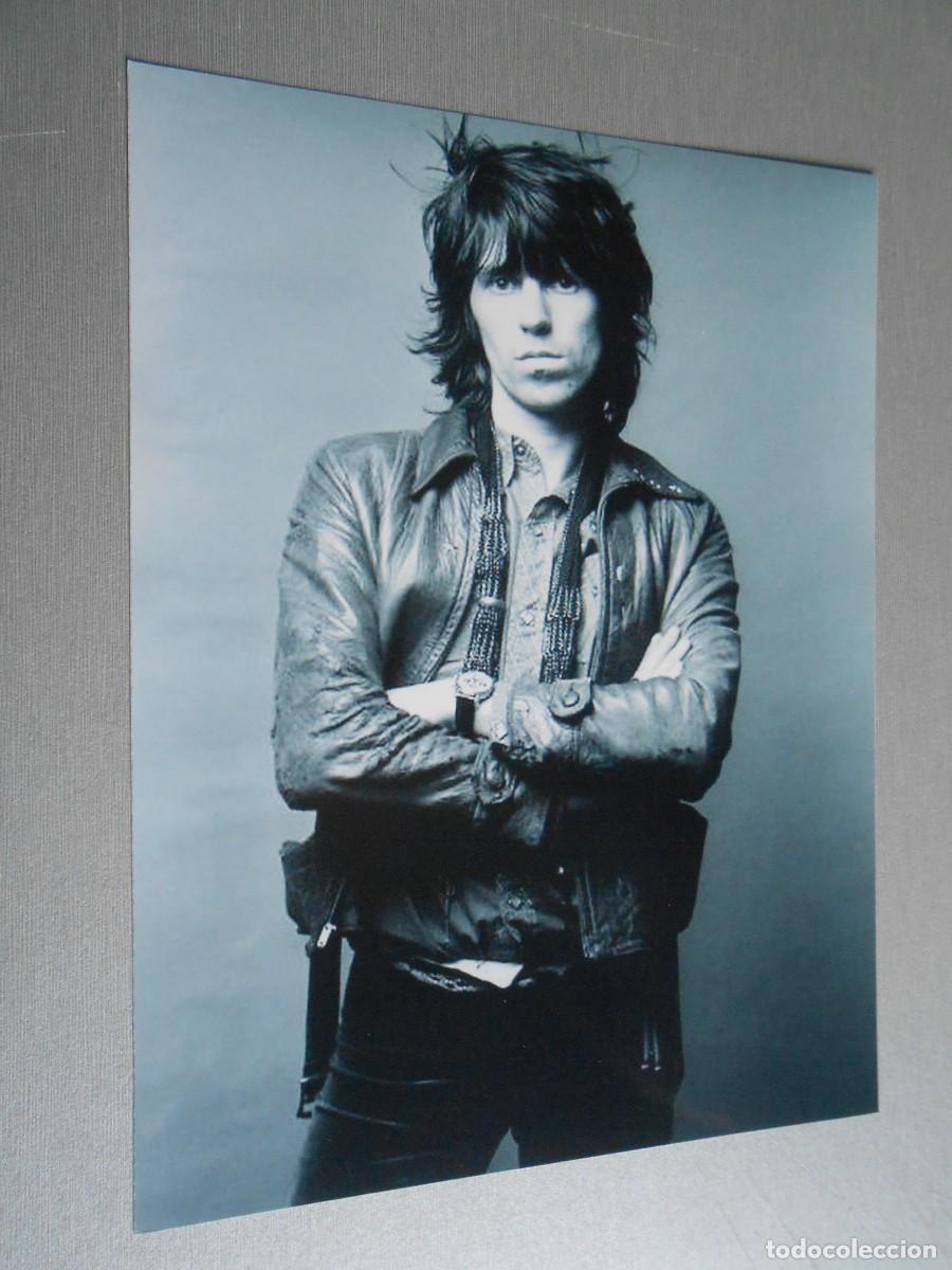 Fotos de cantantes: COPIA de Foto de - THE ROLLING STONES (Keith Richard) - de 12,5 x 16,5 cm