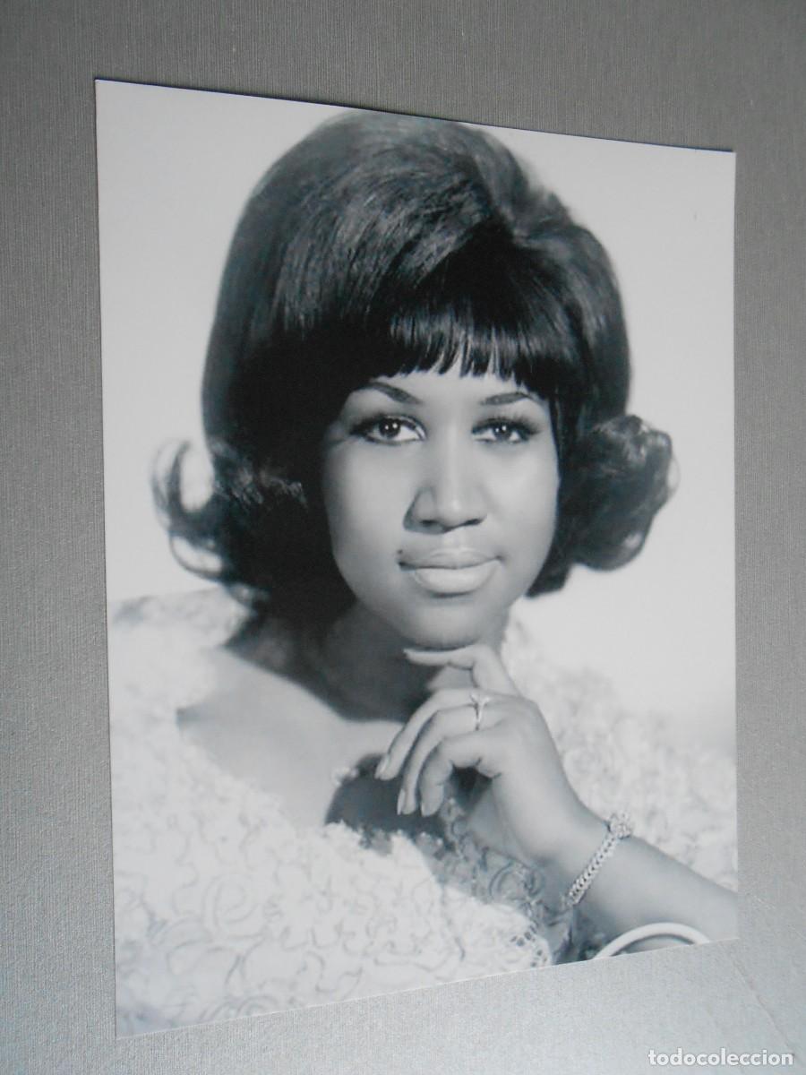 Fotos de cantantes: COPIA de Foto de - ARETHA FRANKLIN - de 12,5 x 16,5 cm