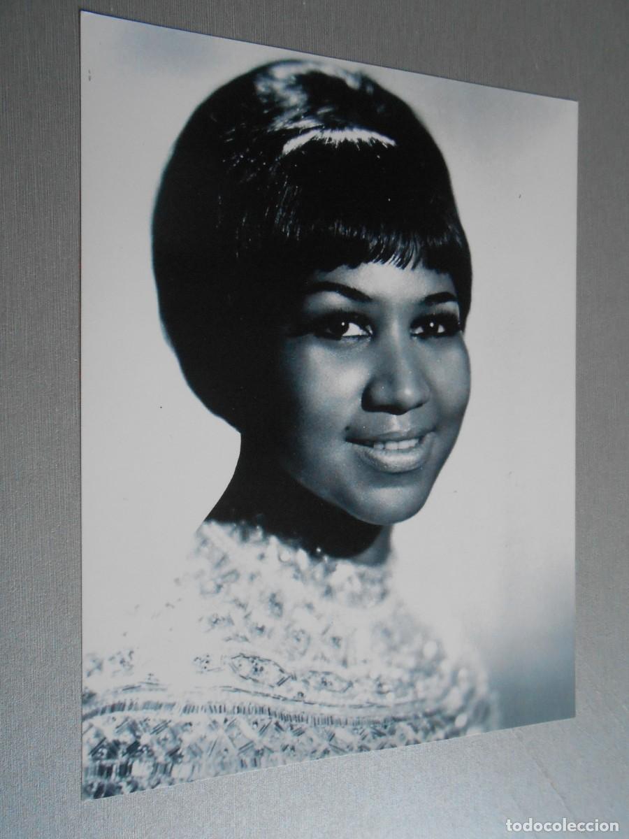 Fotos de cantantes: COPIA de Foto de - ARETHA FRANKLIN - de 12,5 x 16,5 cm