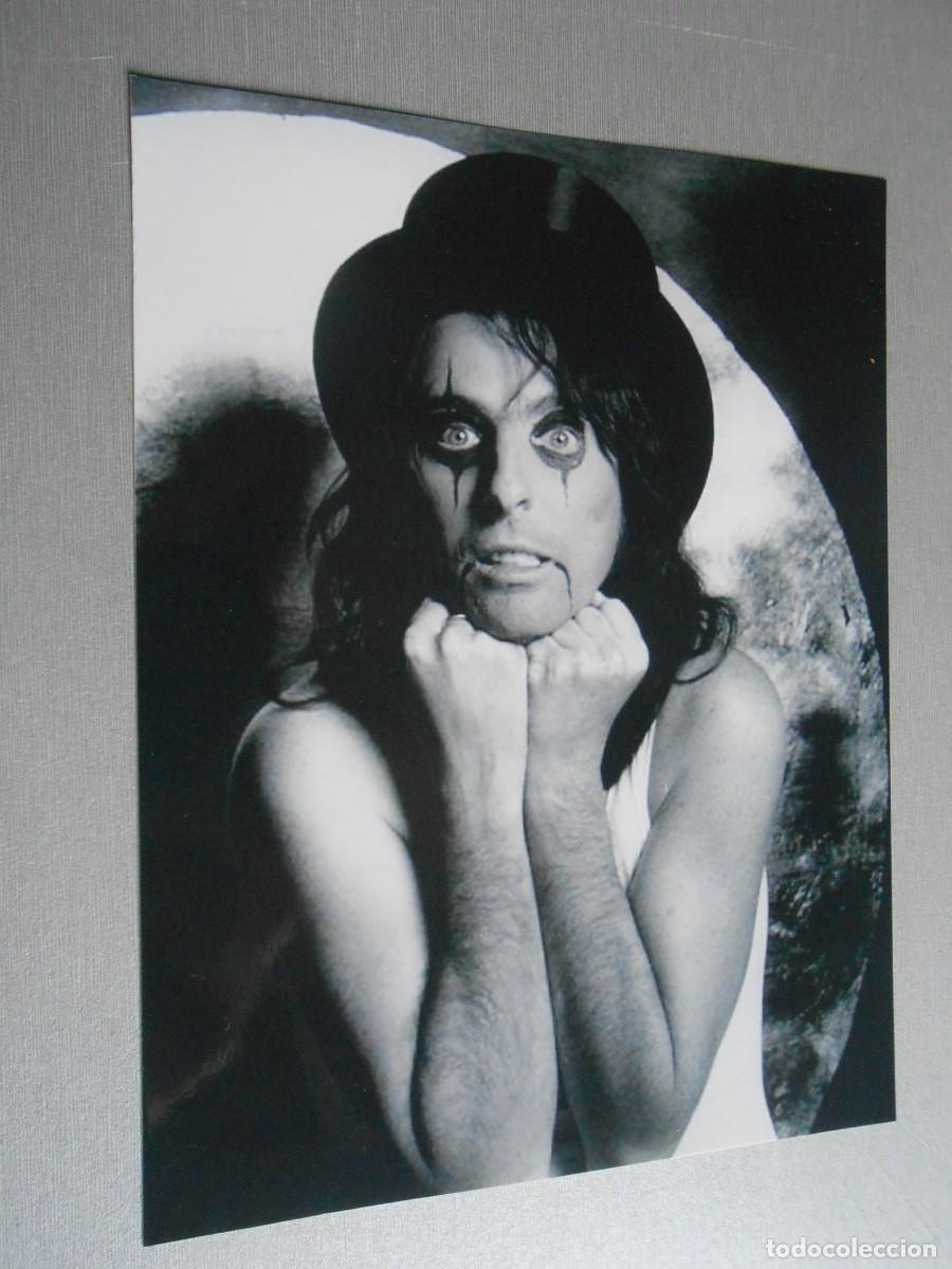 Fotos de cantantes: COPIA de Foto de - ALICE COOPER - de 12,5 x 16,5 cm