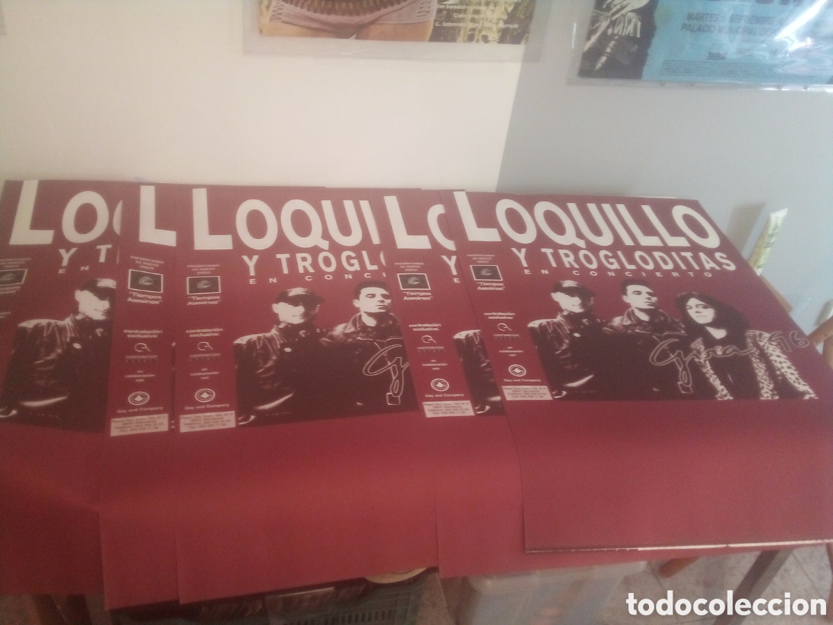 Fotos de Cantores: LOQUILLO Y TROGLODITAS OFERTA CARTELES X 5 TOUR 1996