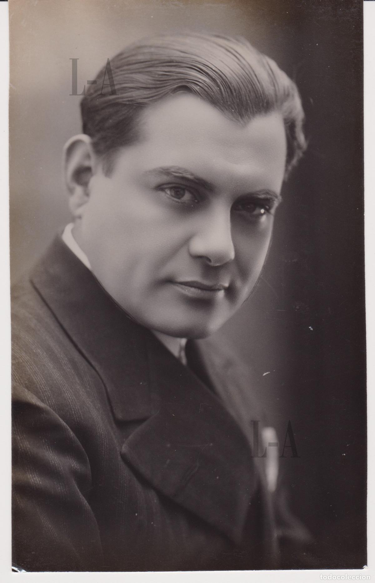 Fotos de cantantes: Fotograf&iacute;a del tenor Tino Folgar (Barcelona, 1892 - Buenos Aires, 1982) &Oacute;pera, zarzuela, cine