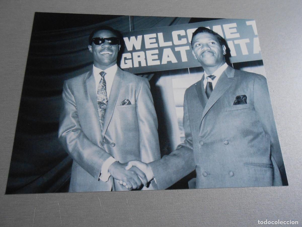 Fotos de cantantes: COPIA de Foto de - STEVIE WONDER & JUNIOR WALKER - de 16,5 x 12,5 cm